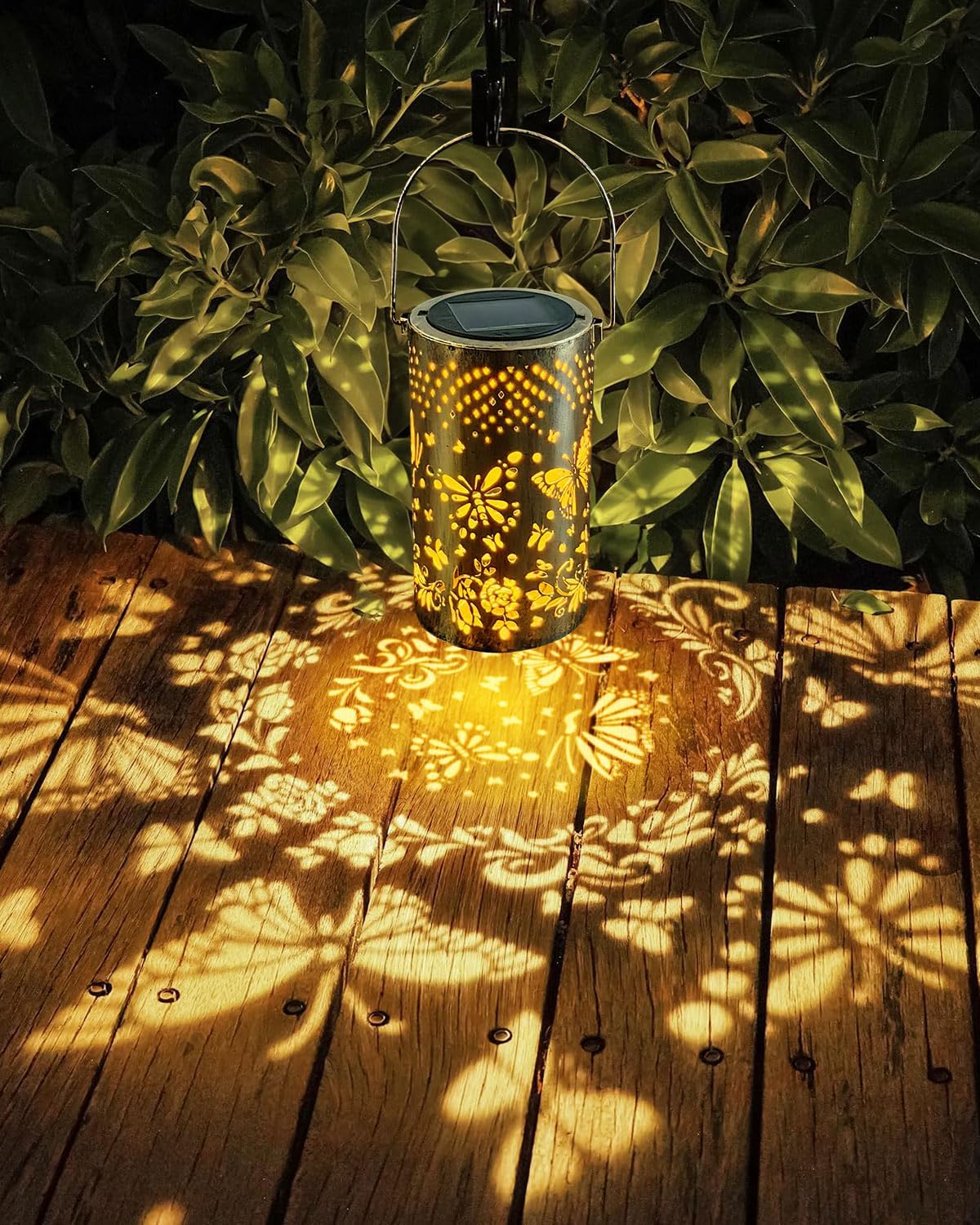 Thumbnail 5 de Solar Lantern Outdoor Garden — Butterfly & Rose, IP65, 800mAh