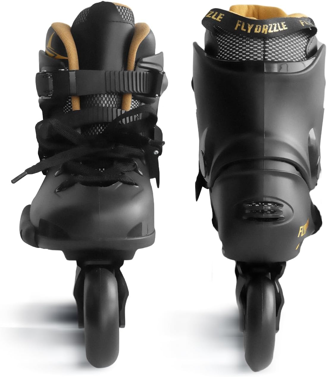 Thumbnail 2 de FLYDAZZLE Men’s Inline Skates (Urban Freeride/Slalom) with Hard Boot, ABEC-9 Bearings, Ankle Support