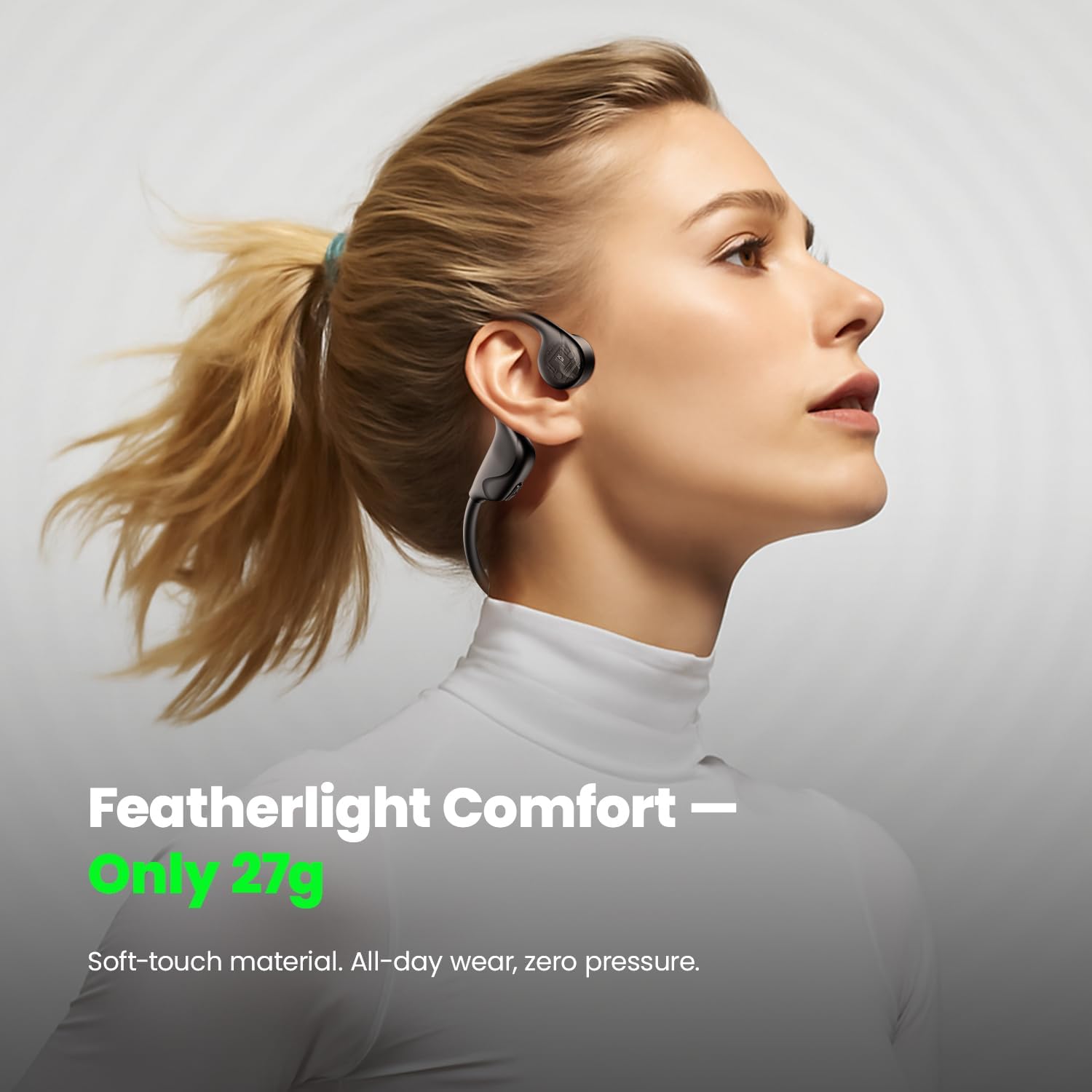 Thumbnail 4 de Pupabiflor Bone Conduction Headphones (IPX5) with Mic, Wireless Bluetooth V6.0 Sports Earphones