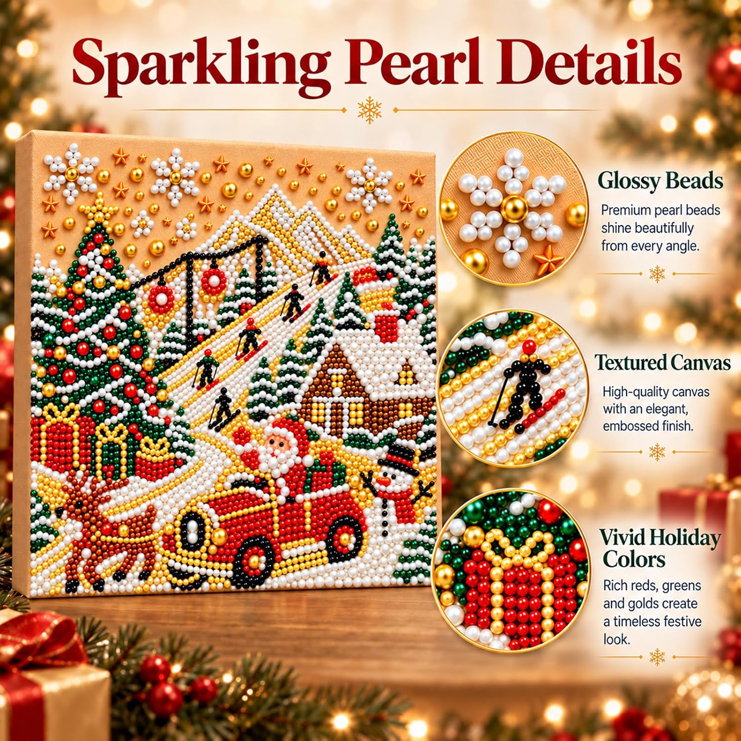 Detalle de Diamond and Pearl Art Kit, 10 x 10 in