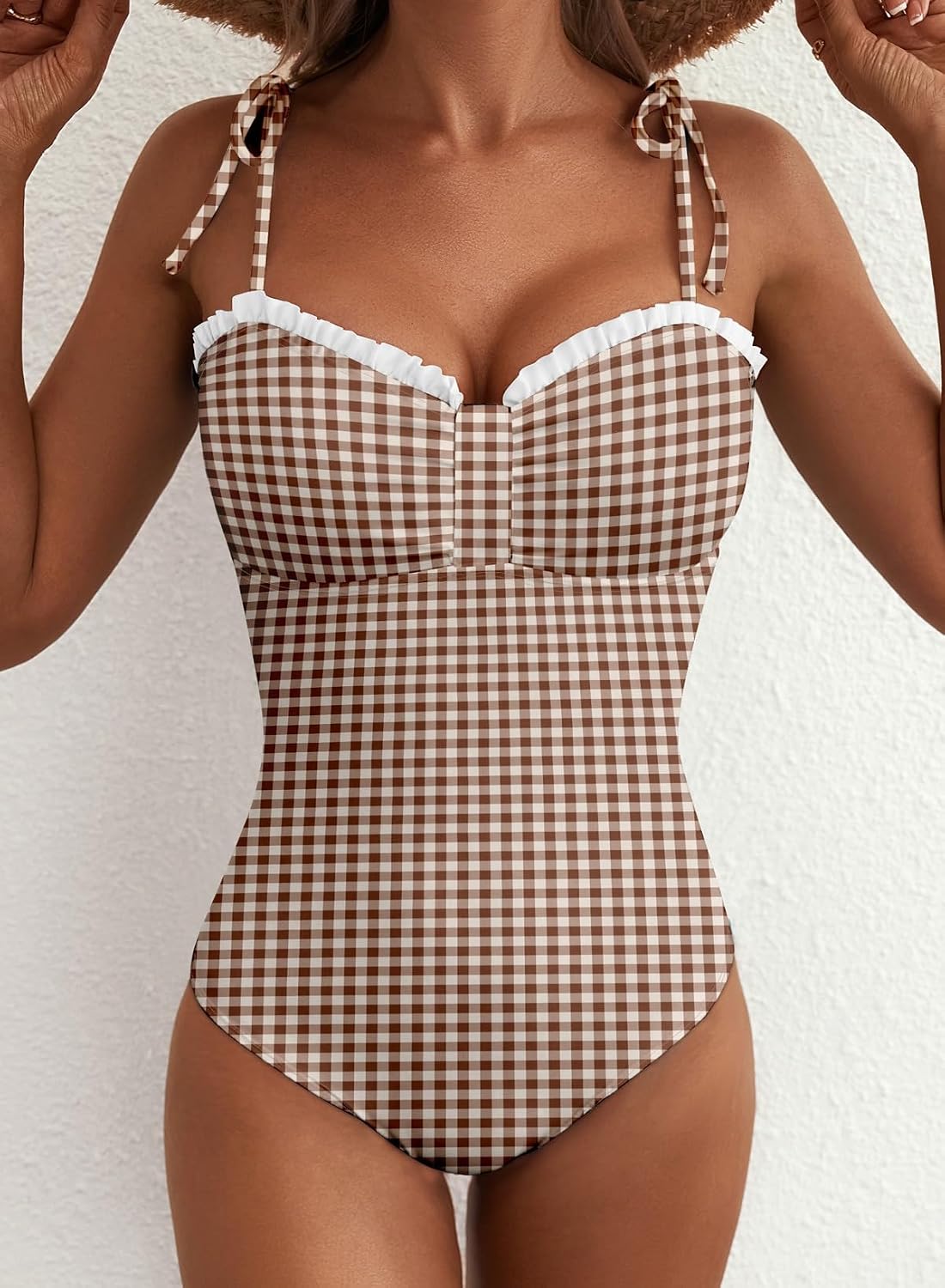 Detalle 2 de Herseas Striped One‑Piece Swimsuit S