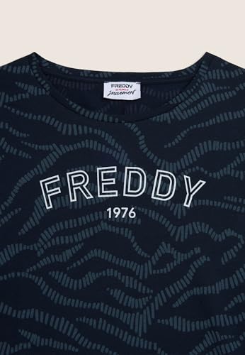 Thumbnail 2 de FREDDY T-Shirt Stampata con Logo 1976 Donna Blu Large – Training Evolution
