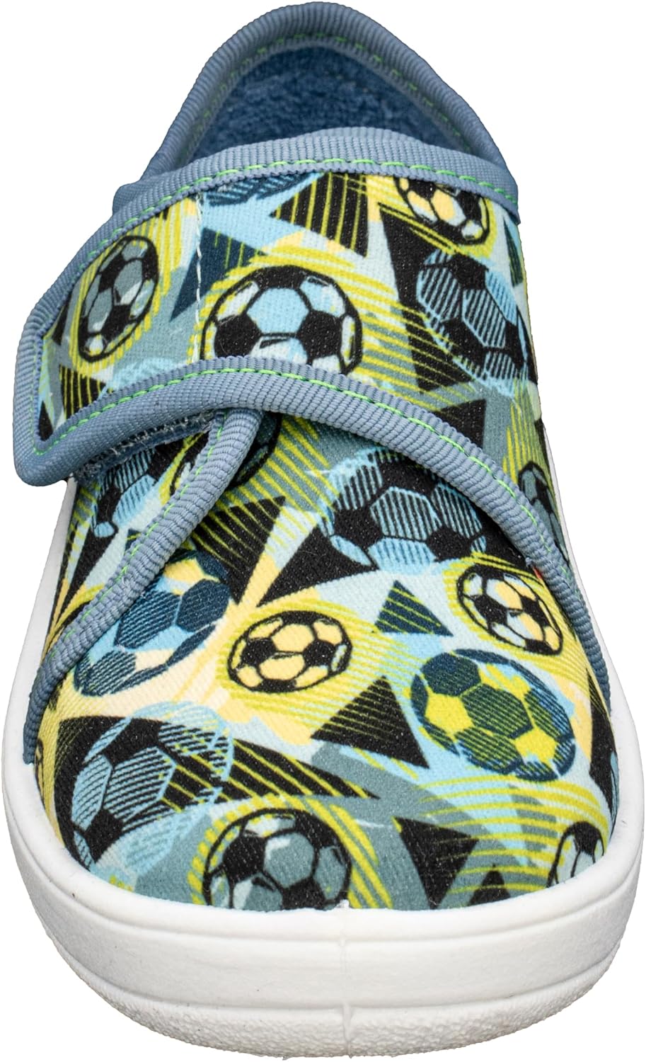 Detalle de Fischer Tim MuleGarçon — Chaussure de football multicolore à semelle blanche