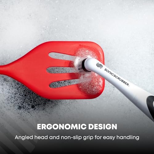 Detalle de SONICSCRUBBER Sonic Scrubber Oscillating Cleaning Brush — versatile electric scrubber for kitchen and bathroom