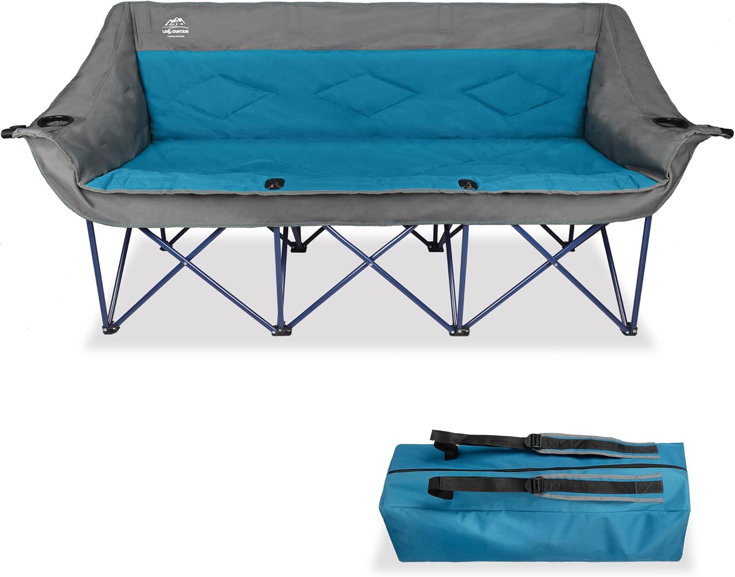 Thumbnail 1 de LANMOUNTAIN Folding Loveseat Chair 39.76 in