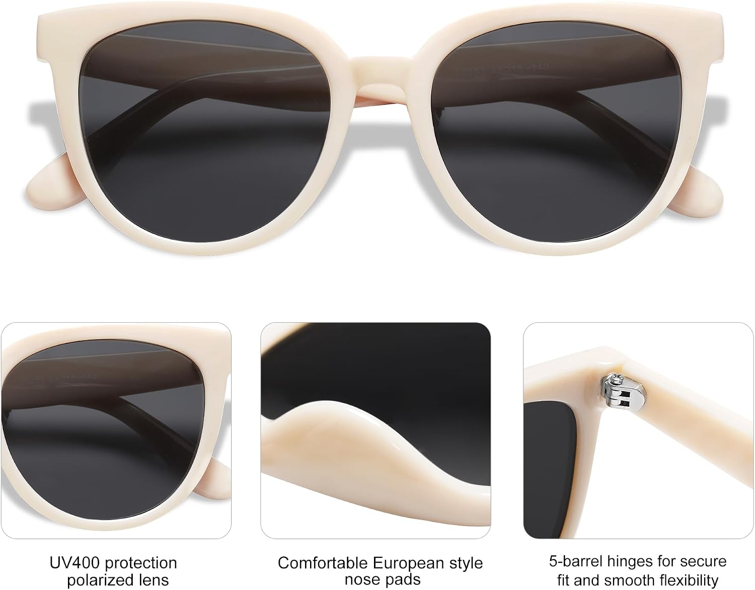 Detalle 2 de SOJOS Cat-Eye Polarized Sunglasses SJ2175