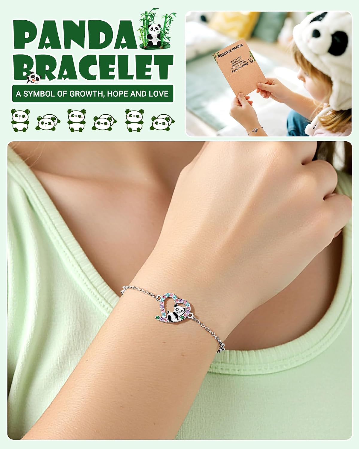 Thumbnail 1 de D Dongjiangjin Panda Bracelet for Teenage Girls