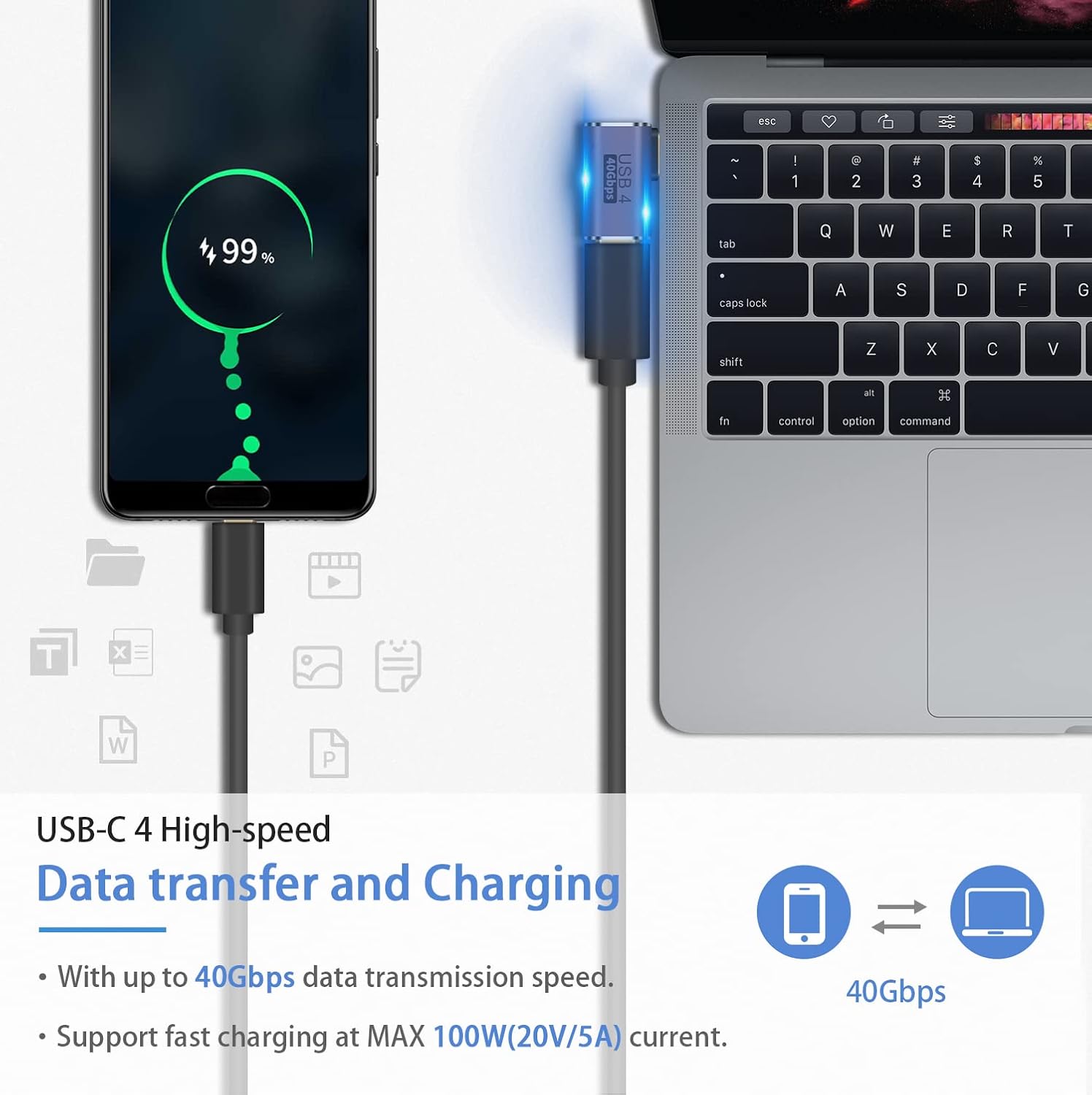 Thumbnail 1 de Duttek USB C Adapter 40 Gbps 🔌