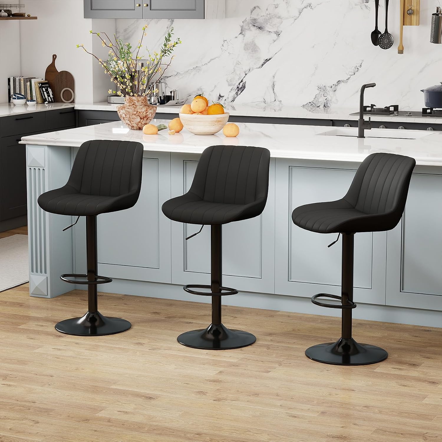 Thumbnail 1 de Youhauchair Tabouret Bar 3 pièces 55–75 cm