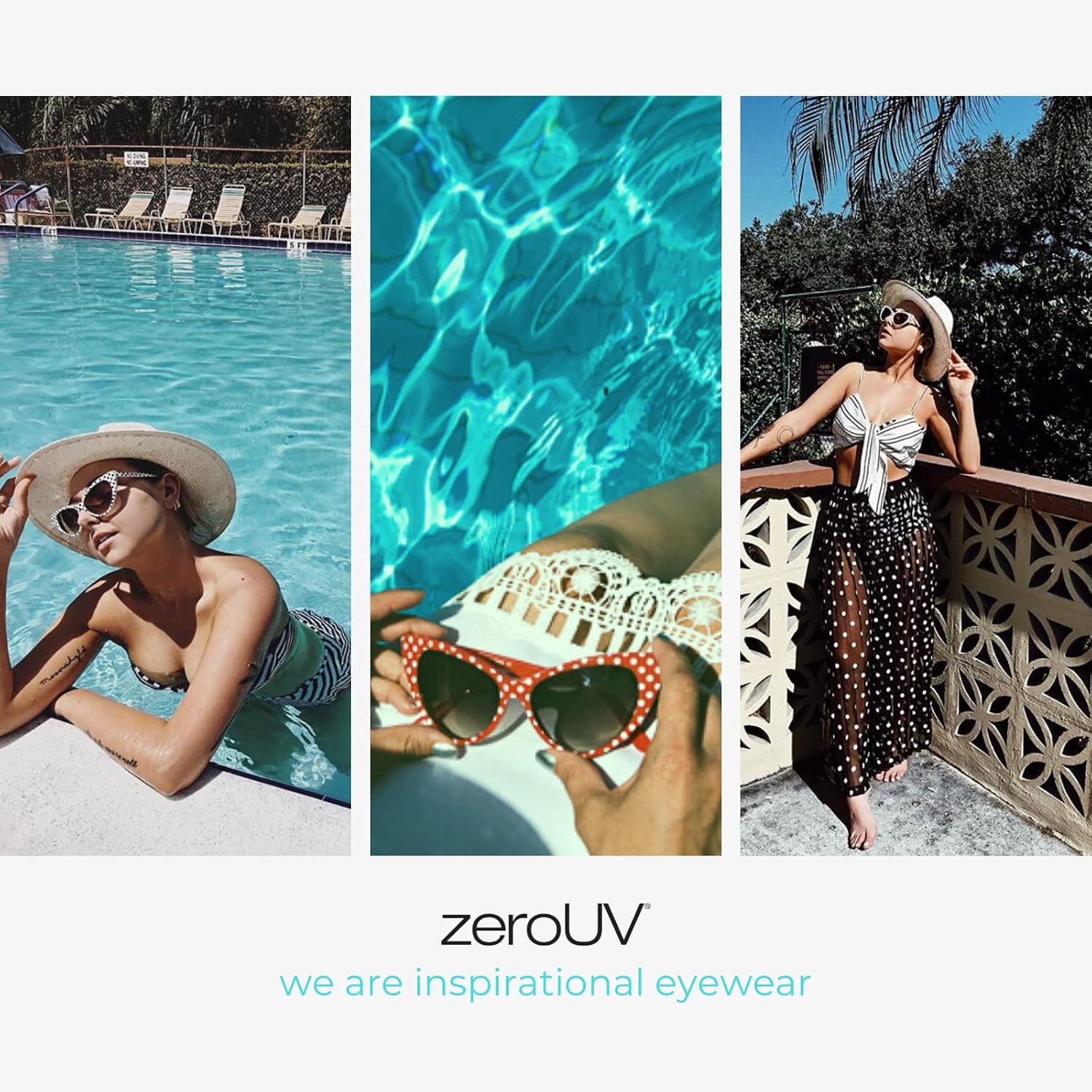 Thumbnail 4 de zeroUV Cat-Eye Sunglasses, 54mm