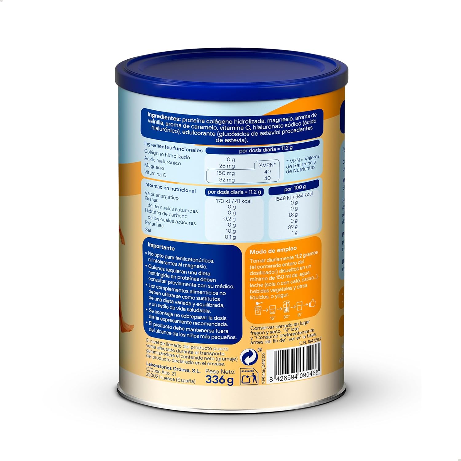 Thumbnail 1 de Colnatur Complex Vainilla, 336g, Colágeno, Magnesio y Vitamina C 💪