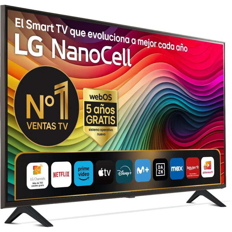 Detalle de LG 43NANO82T6B 43" NanoCell 4K Smart TV