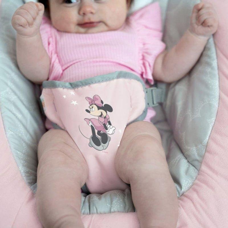 Detalle de Hamaca vibratoria Disney Baby Minnie Mouse Rosy Skies con arco de juguetes