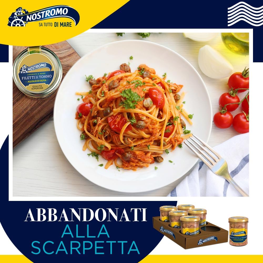 Thumbnail 3 de Nostromo Trancetti di tonno all'olio di oliva in vetro – confezione da 6 vasetti da 180 g