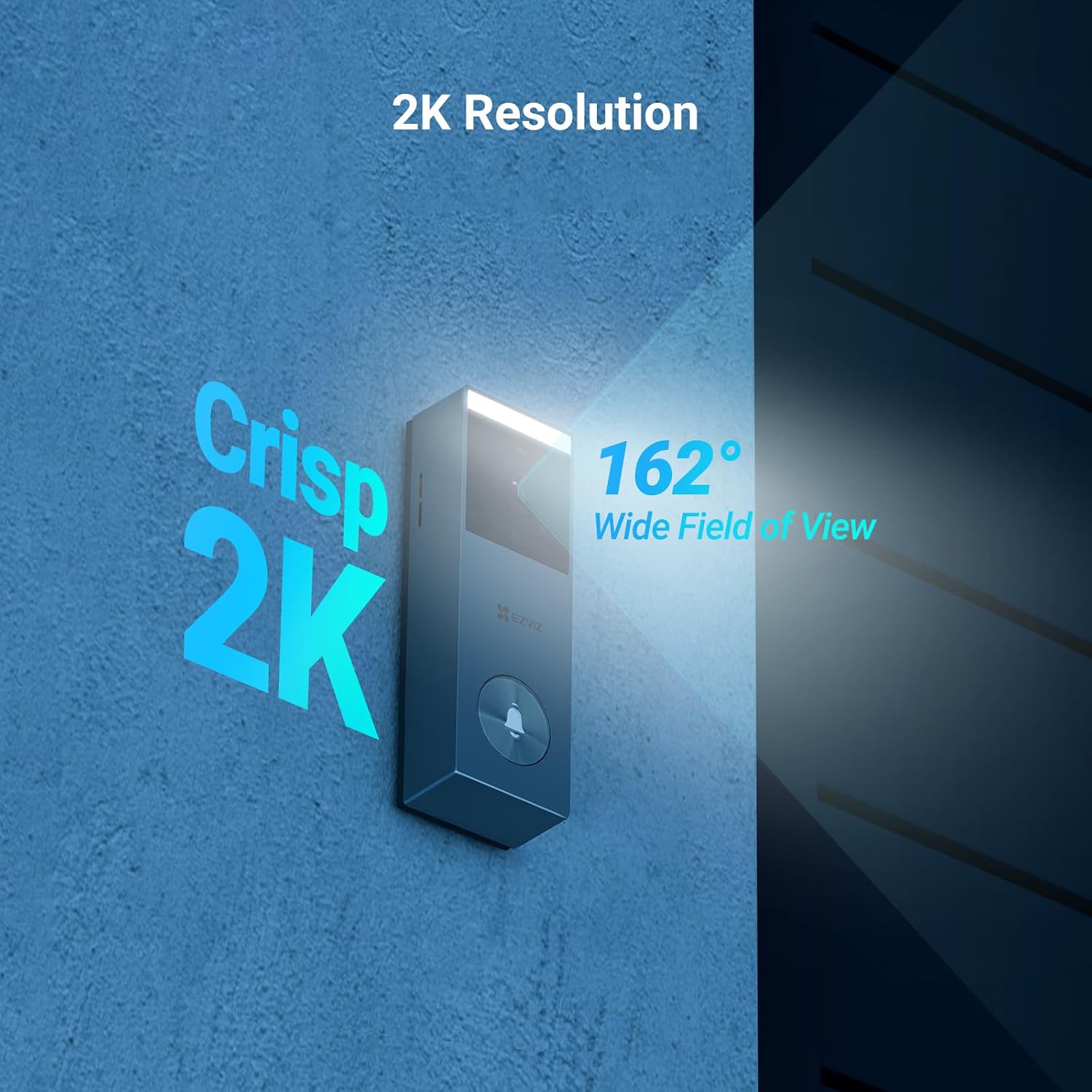 Thumbnail 4 de EZVIZ CP3 Pro 2K Solar Doorbell Camera