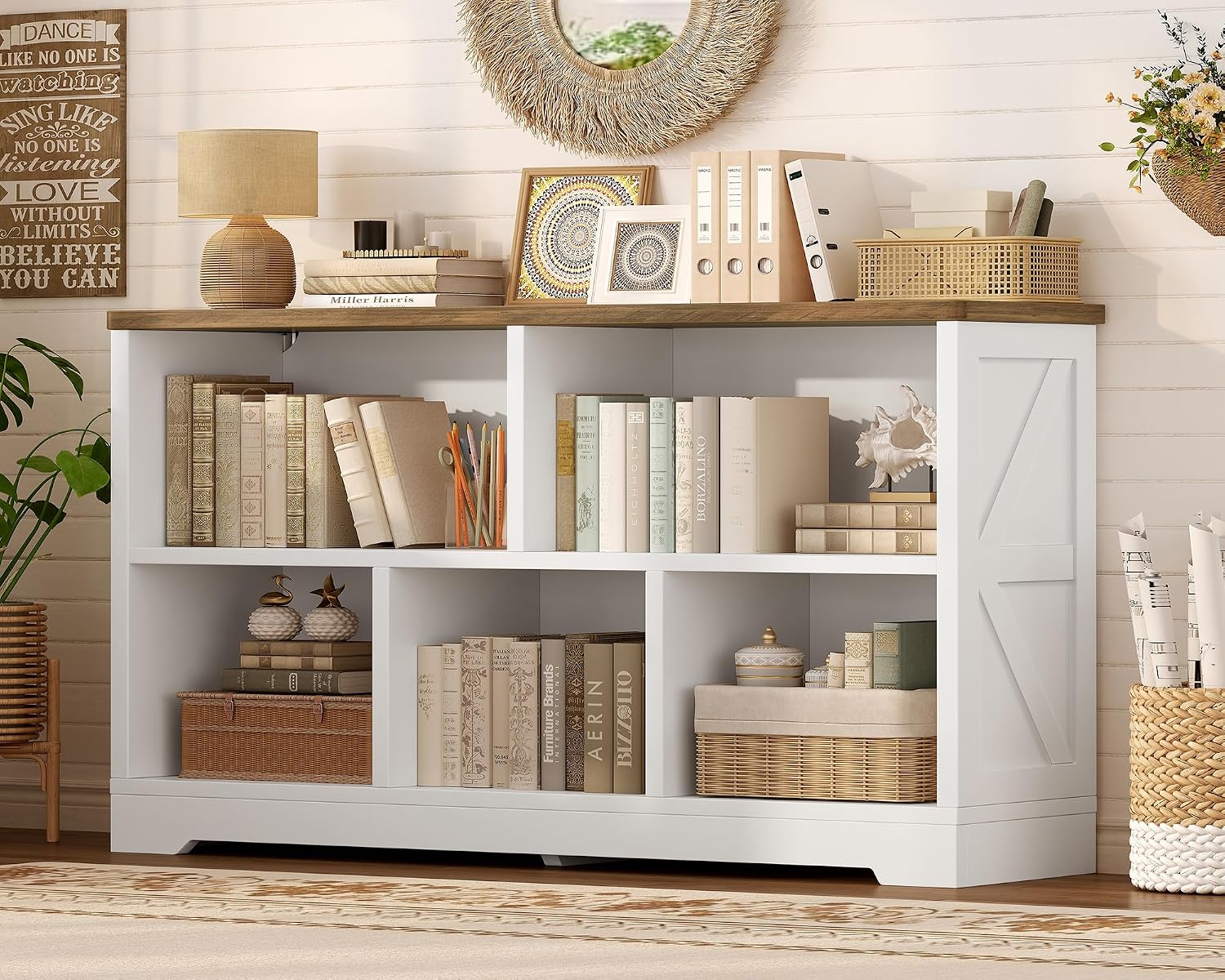 Detalle de TEENFON Cube Storage Bookshelf, 5-Cube