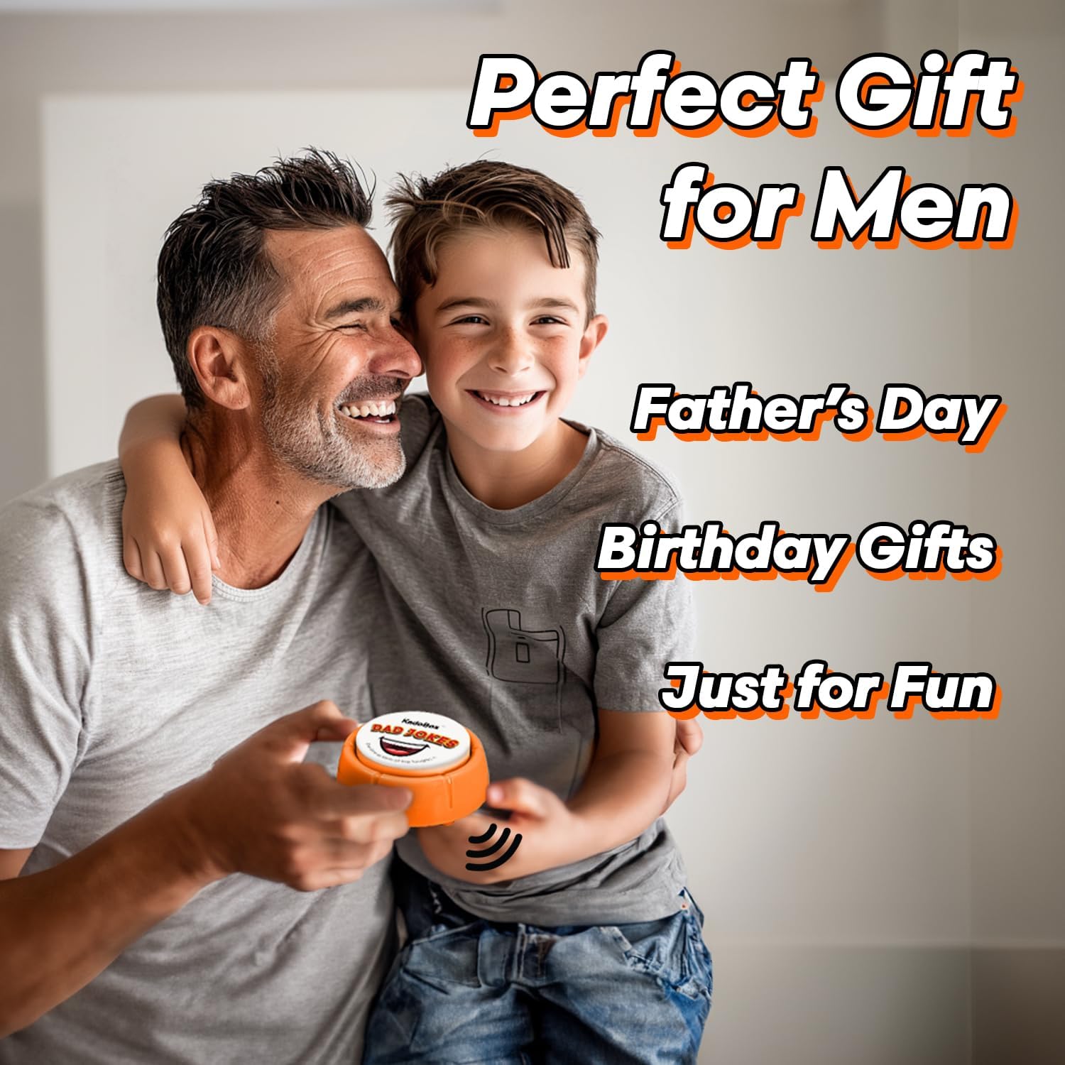 Detalle de KadoBox: Funny Father's Day Dad Jokes Electronic Sound Button