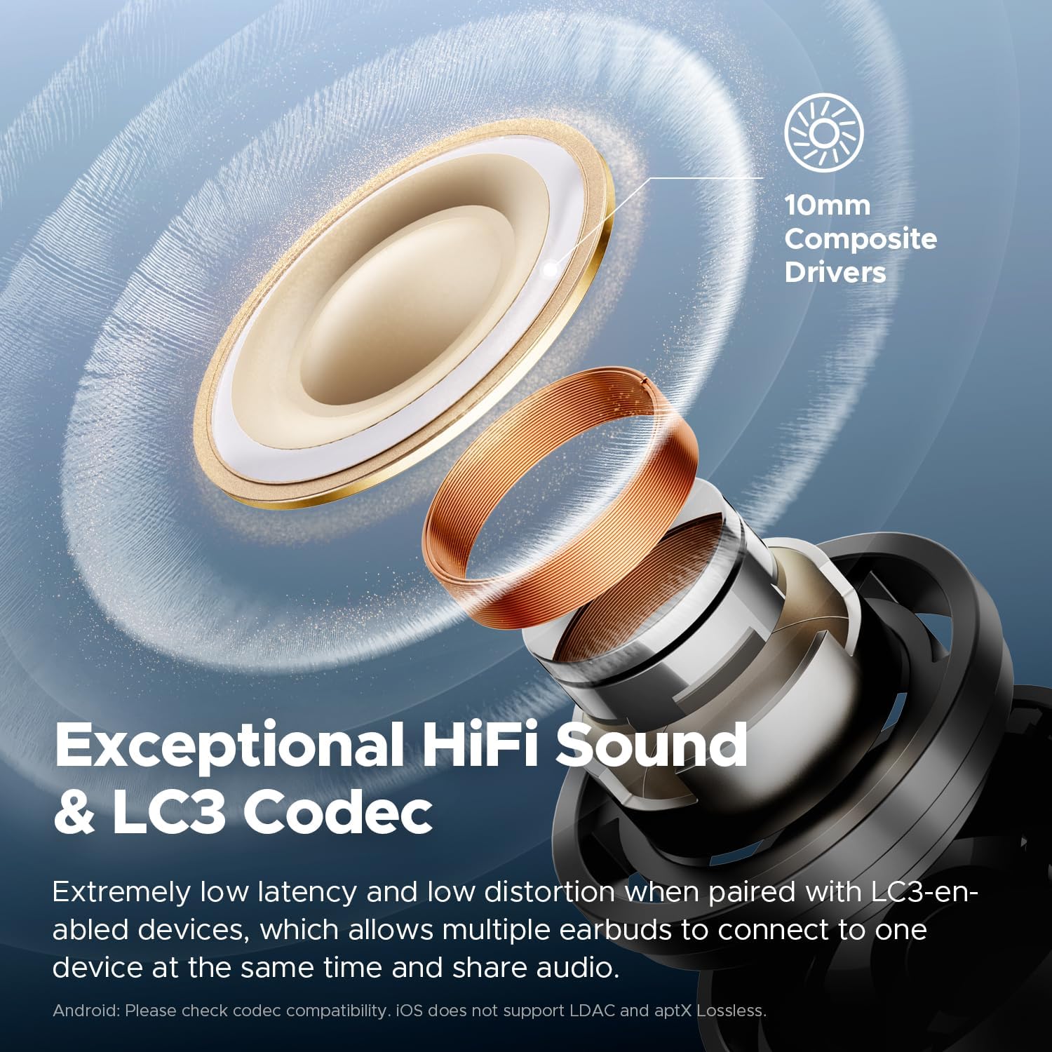 Thumbnail 2 de SoundPEATS Air5 Pro 37H Akku