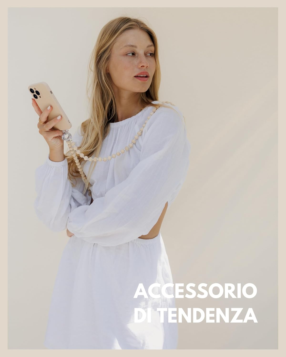 Thumbnail 3 de GD GOOD.designs catena per cellulare con perline e laccetto da collo universale da 130 cm