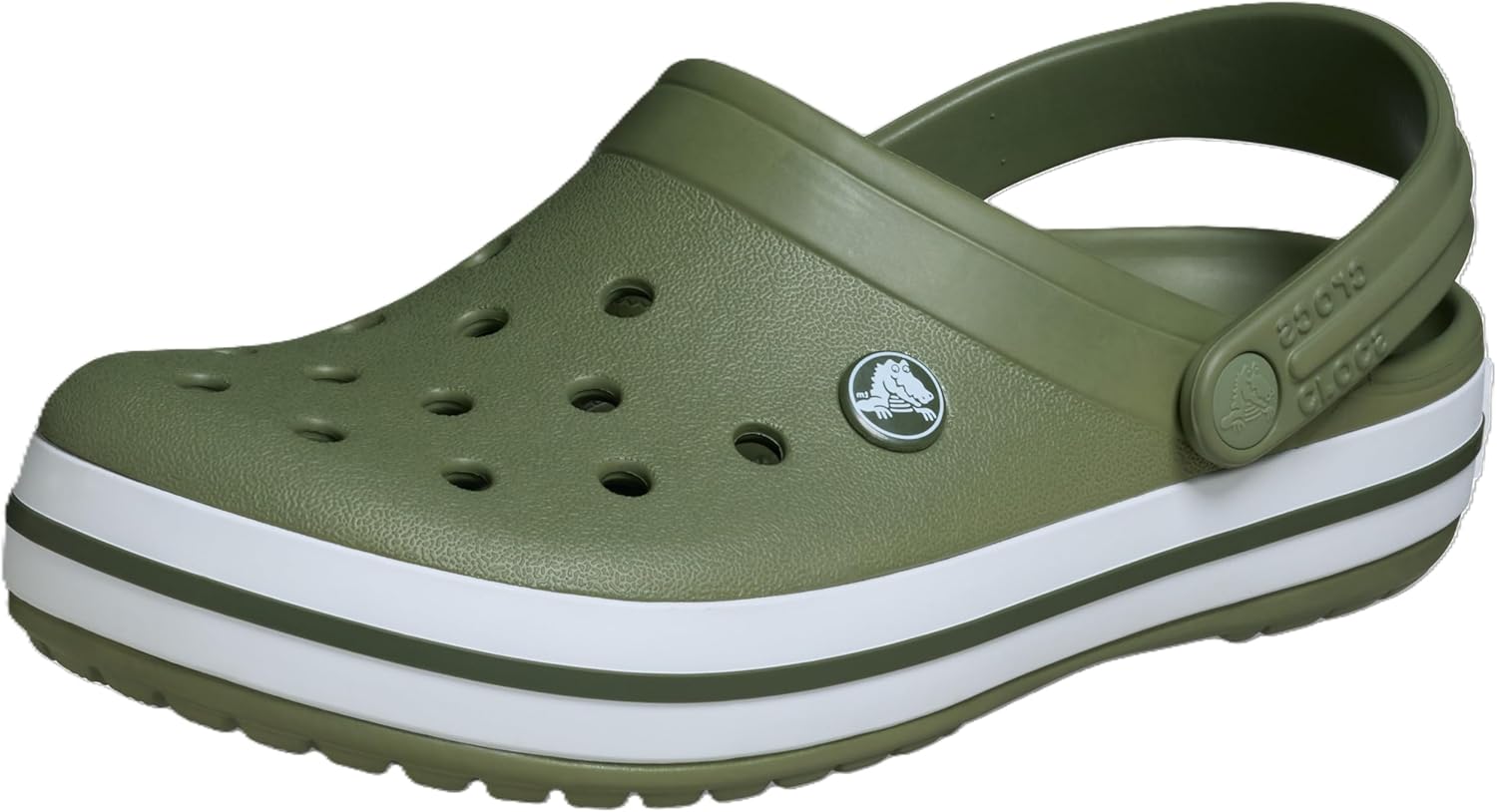 Detalle de Crocs Unisex Adulto Crocband Clog Pearl Pink/Wild Orchid: zueco cómodo y ligero