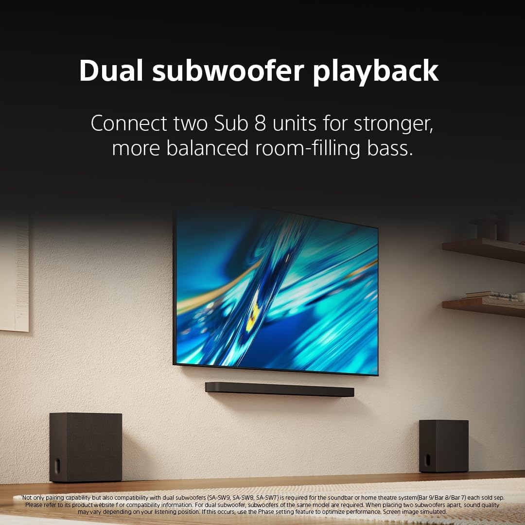 Detalle de Sony Wireless Subwoofer with 200 mm Driver