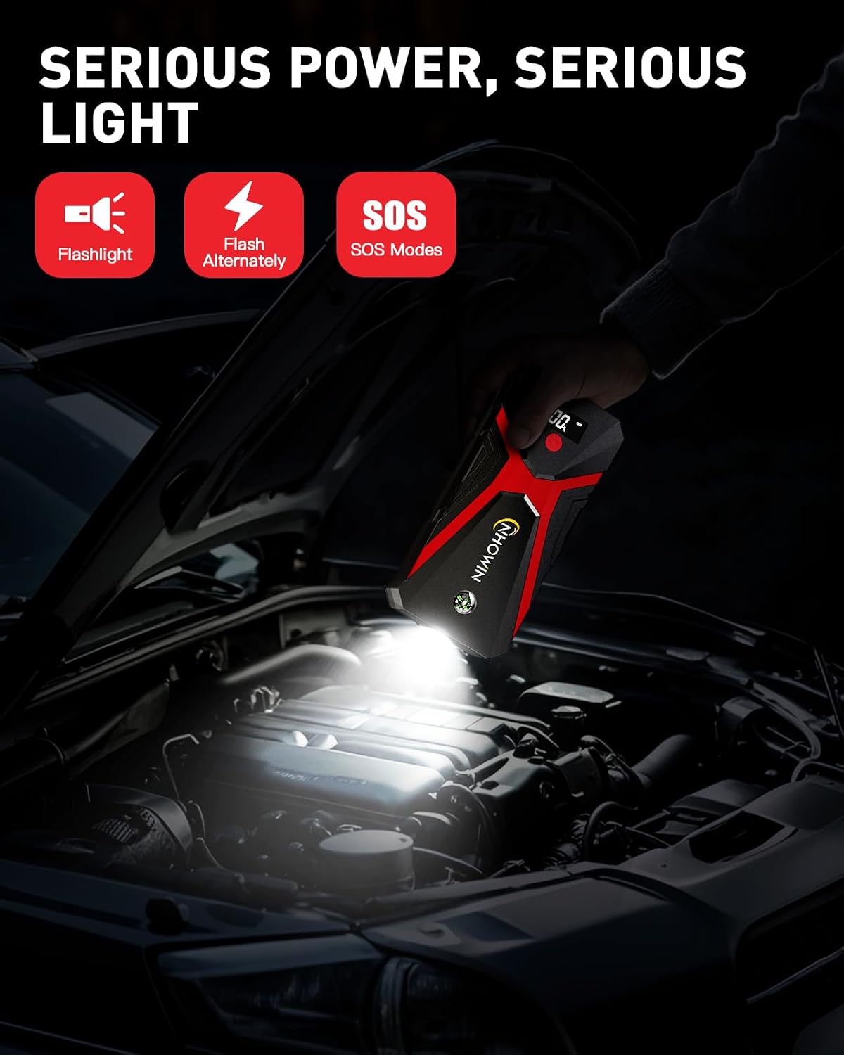 Thumbnail 5 de NHOWIN 4000A Jump Starter Power Pack 12V