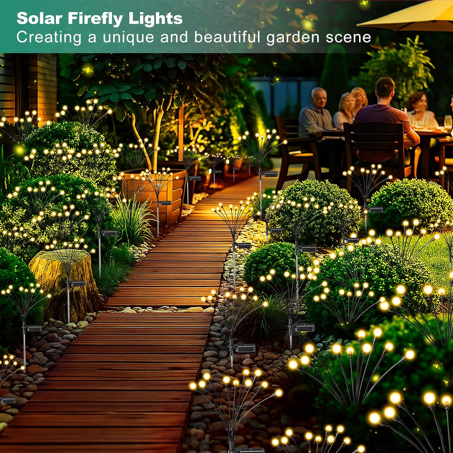 Thumbnail 6 de FIFlying Solarlampen Garten 4er Set 10 LED