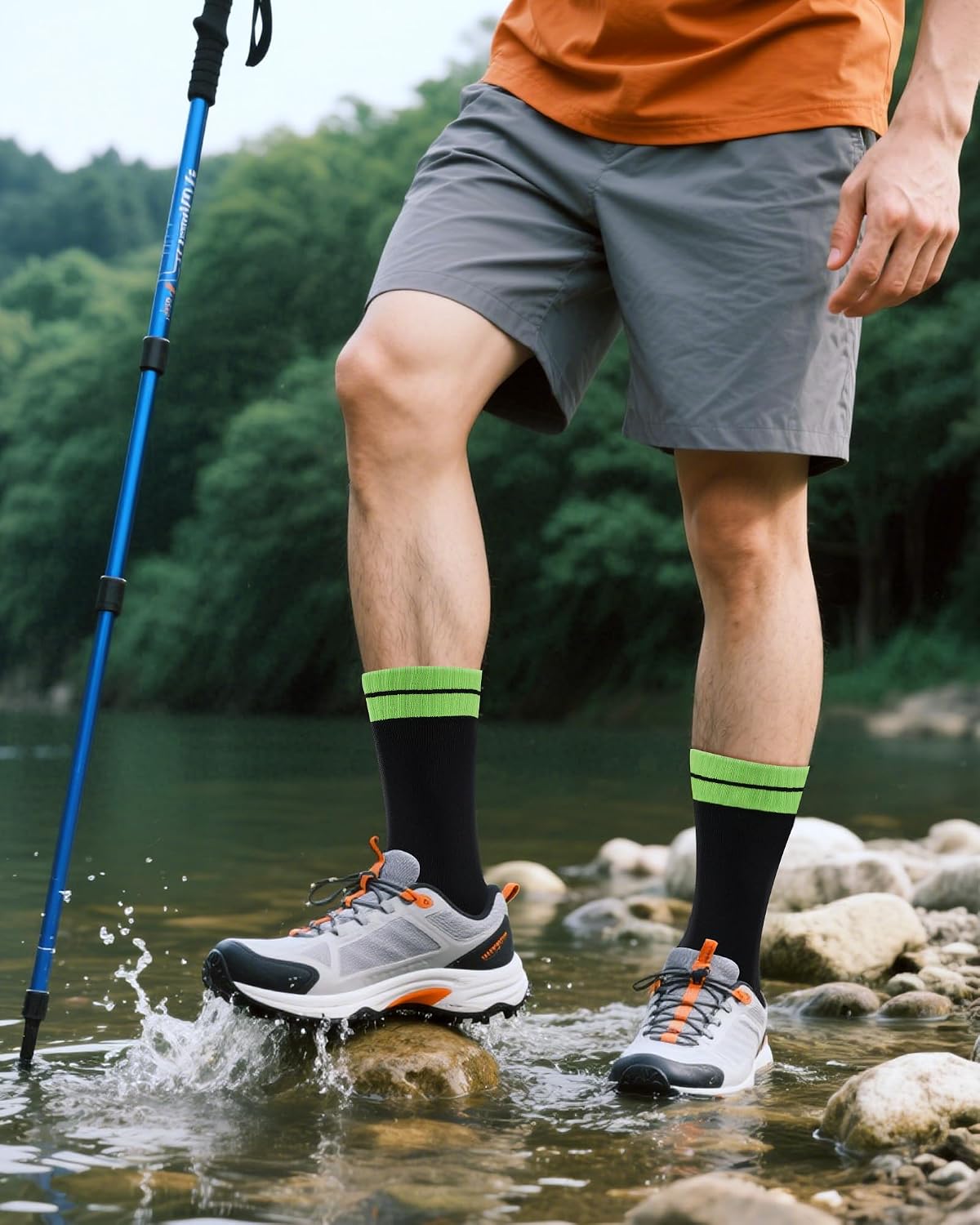 Detalle 2 de inaWarm Waterproof Socks for Men — Triple-Layer Protection for Wet Weather