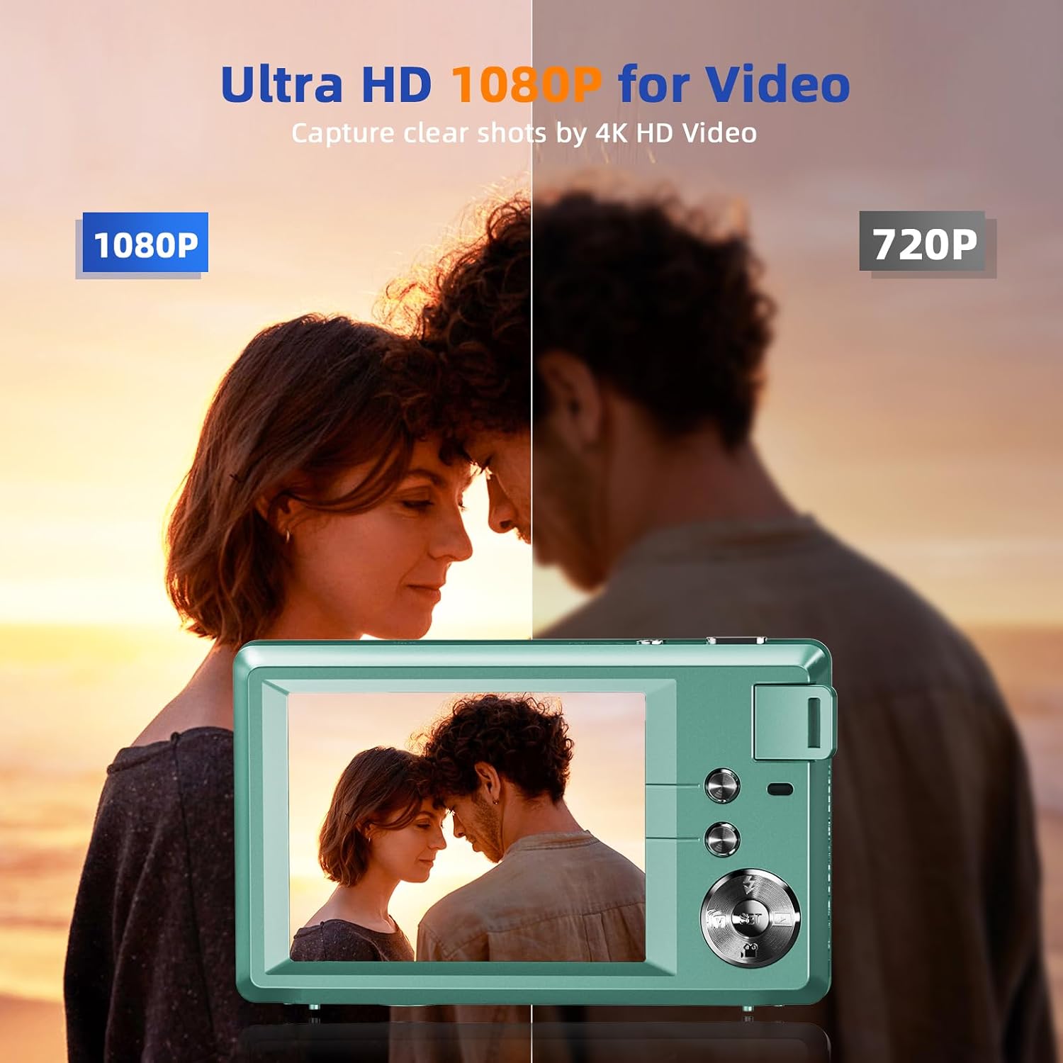 Thumbnail 3 de Digitalkamera CCN 48 MP Kompaktkamera mit 3 Zoll