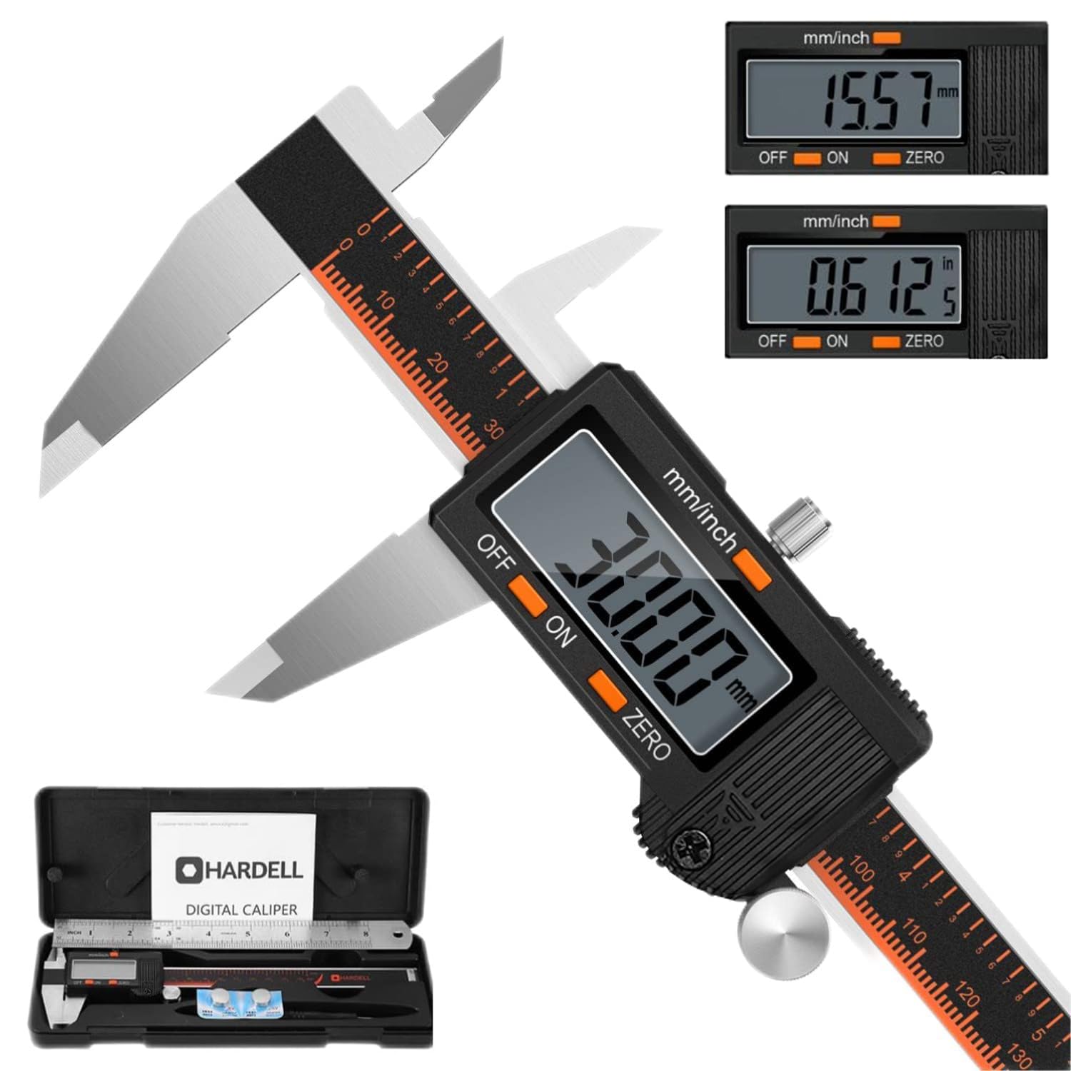 Detalle de HARDELL digital caliper, 6-inch
