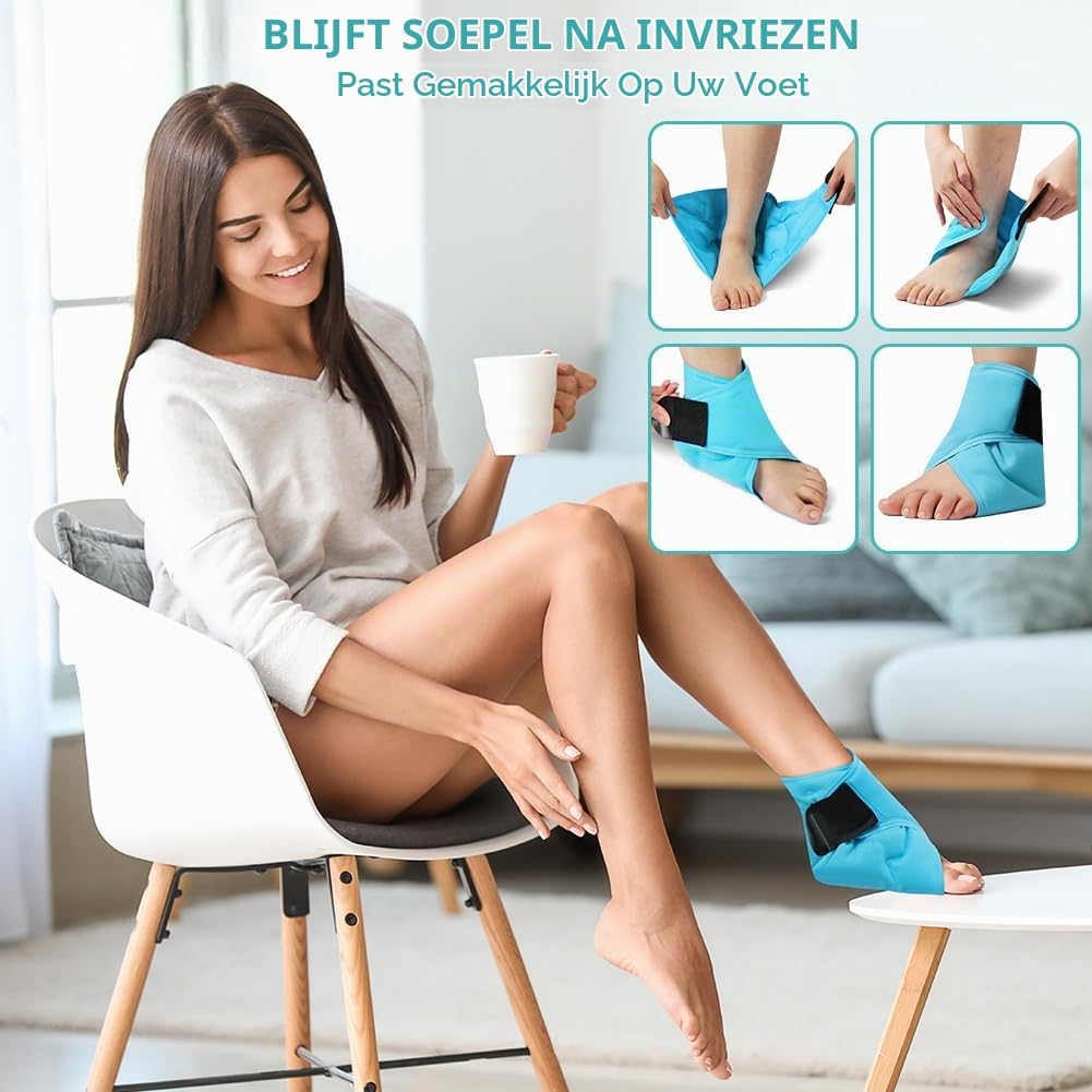 Thumbnail 6 de AOOWU 4385327 herbruikbare enkel-ijszak met volledige bedekking