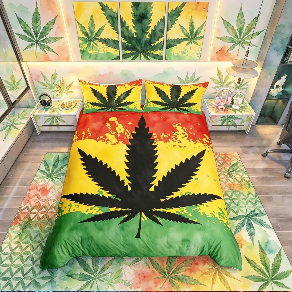 Thumbnail 6 de Homemissing Red Grey Black Geometric Spiral duvet cover set for kids – hidden zip, microfiber, with 1–2 pillowcases (double size)