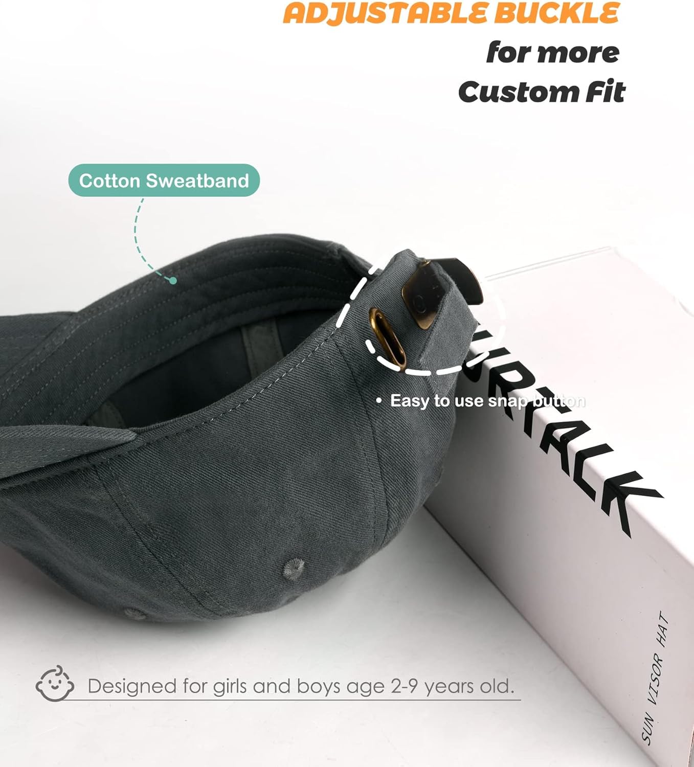 Thumbnail 2 de FURTALK Basecap für Kinder – UV-Schutz, 100% Baumwolle, verstellbar