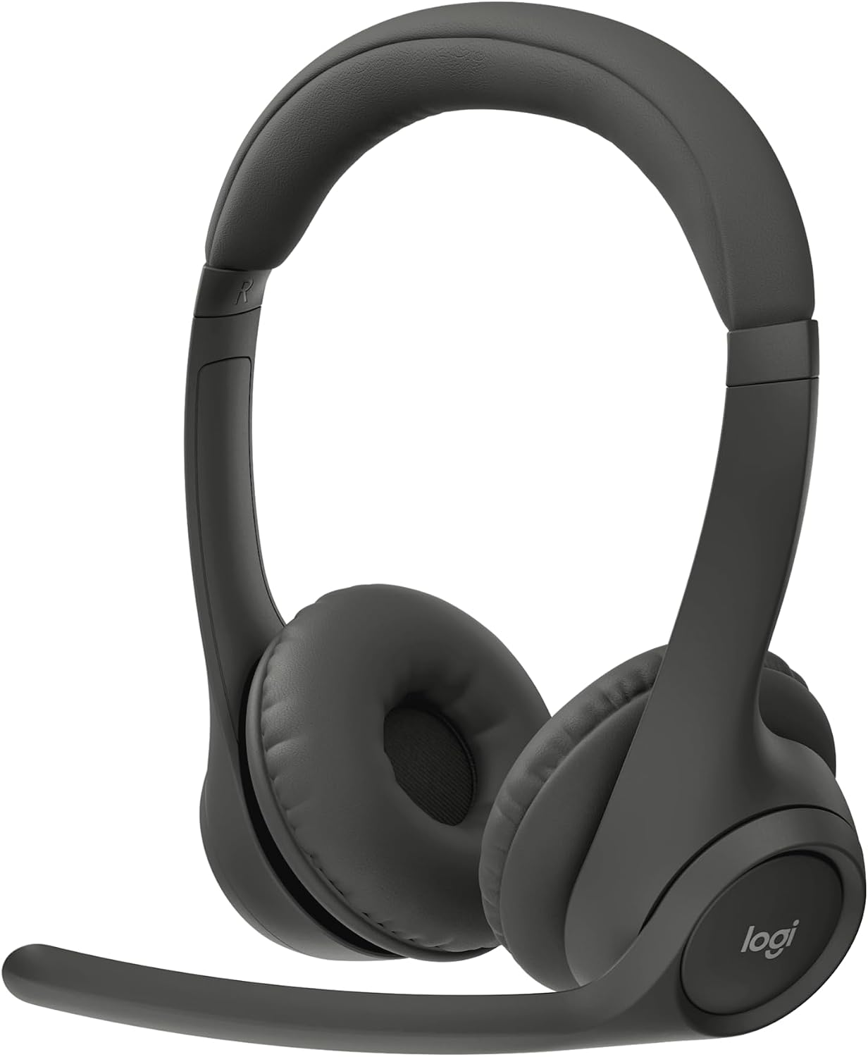Detalle de Logitech Zone 301 981-001468 Wireless Headset, Dual Mics, Graphite