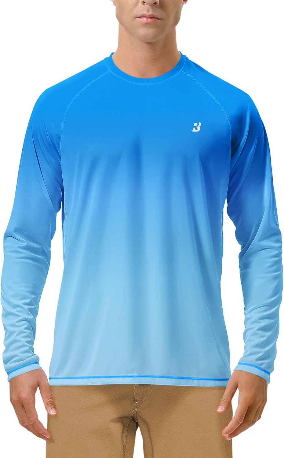 Thumbnail 5 de Roadbox Men’s UPF 50+ UV Sun Protection Long Sleeve Shirts (SPF Rash Guard) for Fishing, Hiking, Swimming, Running