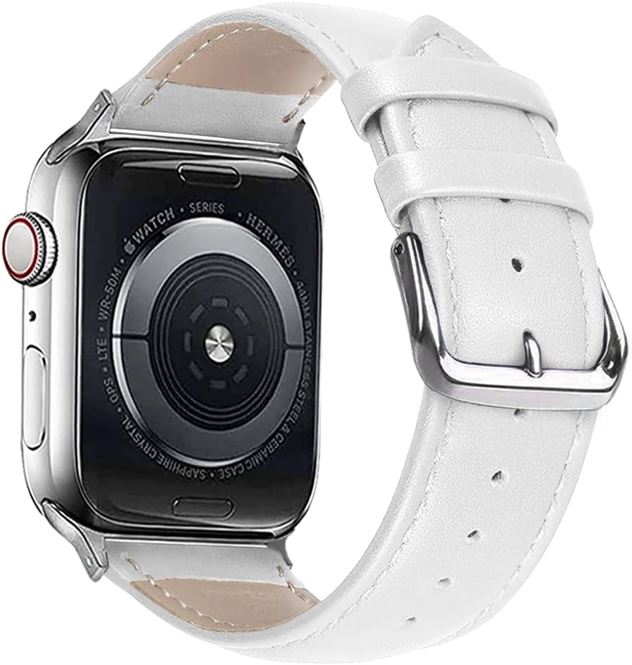 Detalle de SZYXMY leather watch strap 49mm
