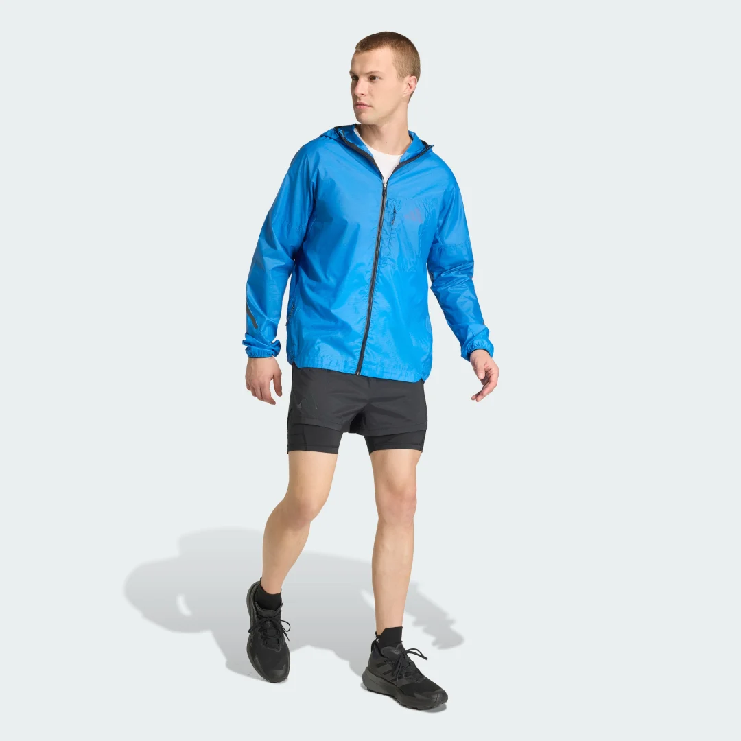 Detalle de Chaqueta Terrex Xperior CLIMA365 Light Windweave de Adidas: azul para exteriores, con envío gratis y 30 días de devolución