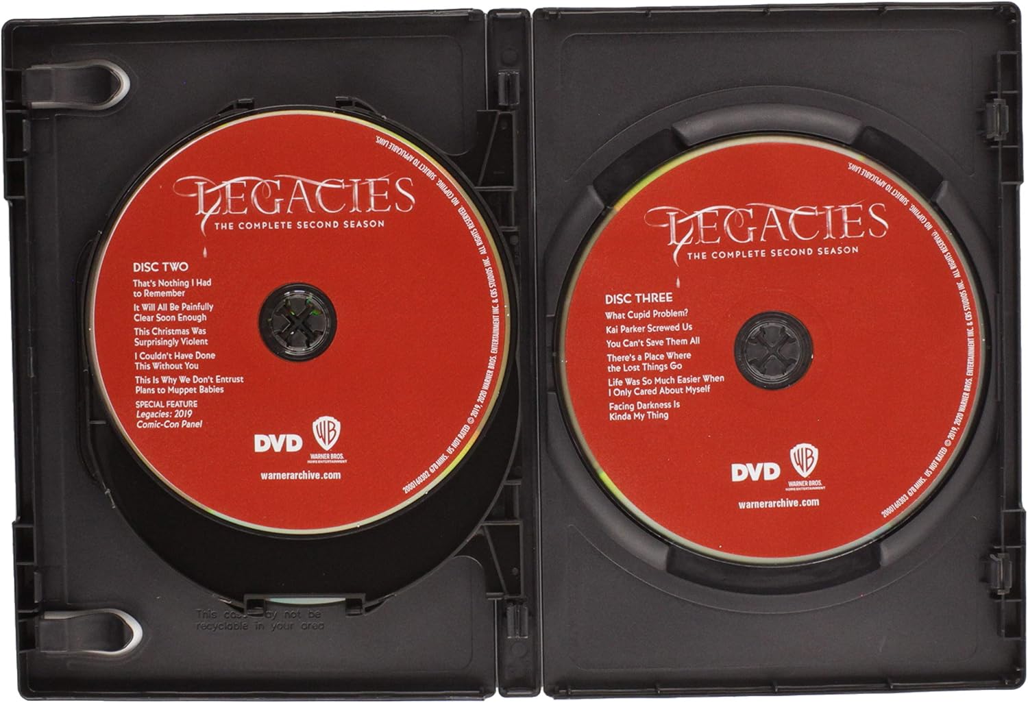 Detalle 1 de Legacies: The Complete Second Season DVD, 3-Disc Drama in English
