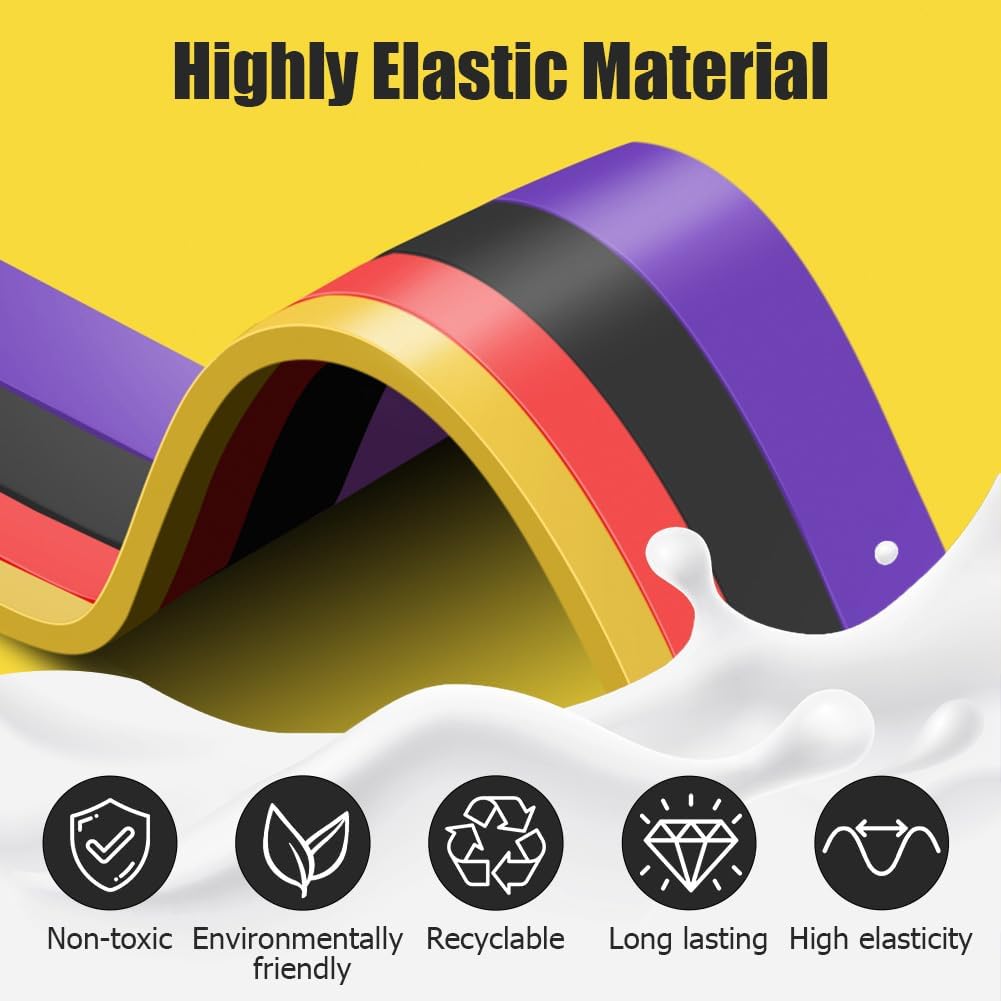 Detalle de Flintronic Resistance Bands Set — 4 Levels of Elasticity for Home Workouts and Mobility