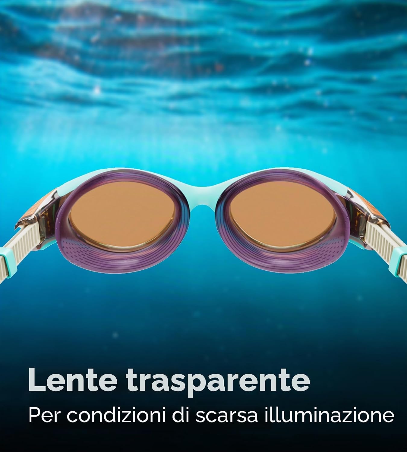 Thumbnail 5 de Speedo Donna Occhialini da nuoto Biofuse 2.0 Mirror: comfort, stabilità e stile per il viso femminile