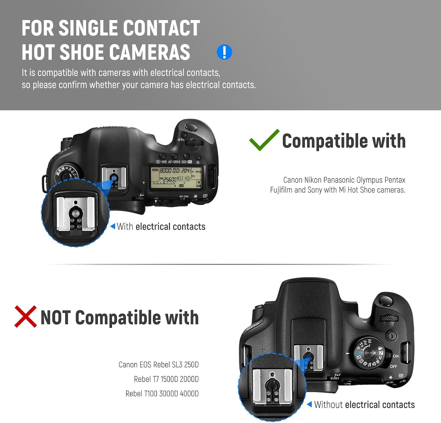 Detalle de NEEWER TT560 Flash Speedlite for Canon, Nikon, Sony and more