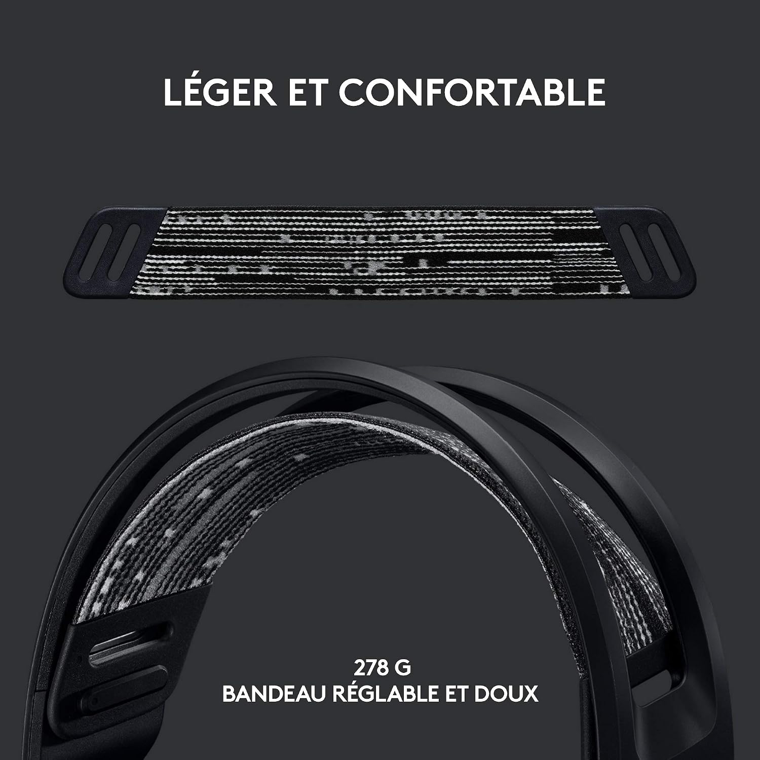 Thumbnail 1 de Logitech G733 Casque Gaming Sans Fil LIGHTSPEED avec bandeau de suspension