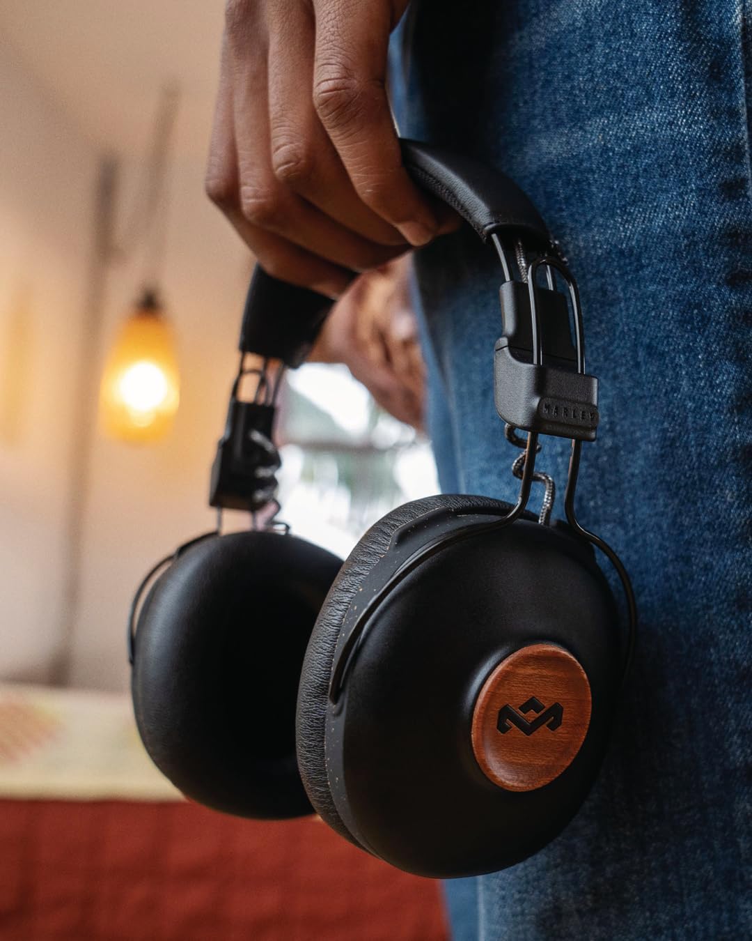 Detalle de Marley House of Positive Vibration Frequency Casque sans Fil Over Ear — son riche, autonomieальных 34 h et confort durable