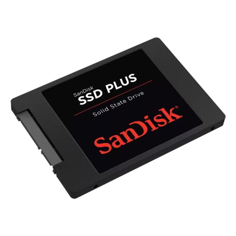 Detalle de Disco SSD Sandisk Plus 2TB 2,5" SATA III con anti‑golpes