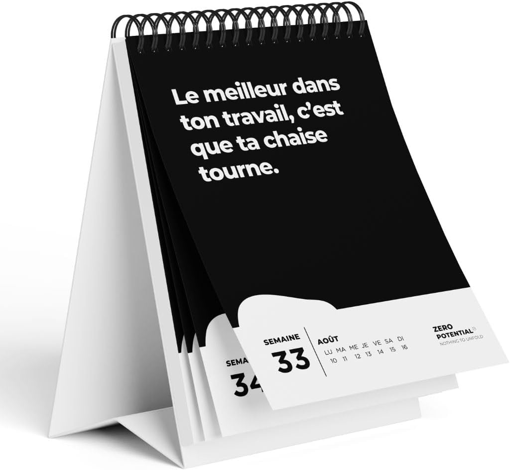 Thumbnail 2 de Demotivierender Kalender (Französisch, A6) – 52 Wochen ehrlicher Sarkasmus