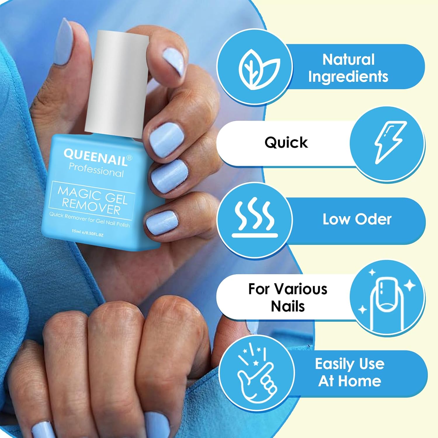 Thumbnail 6 de Peutpy – Quatre-pièces Dissolvant pour vernis semi-permanent (2 x 15 ml)