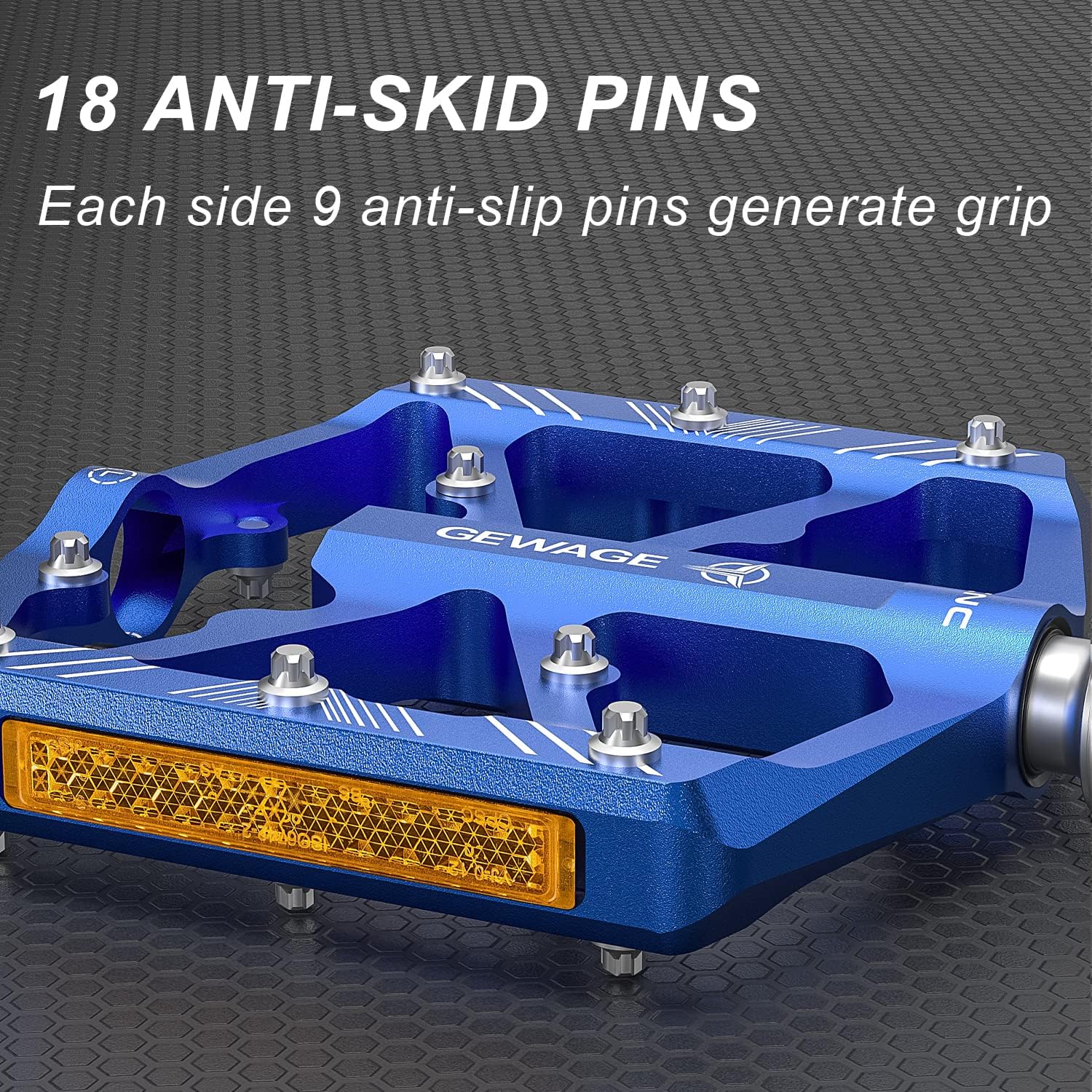 Detalle 2 de GEWAGE Pedales bicicleta 9/16"