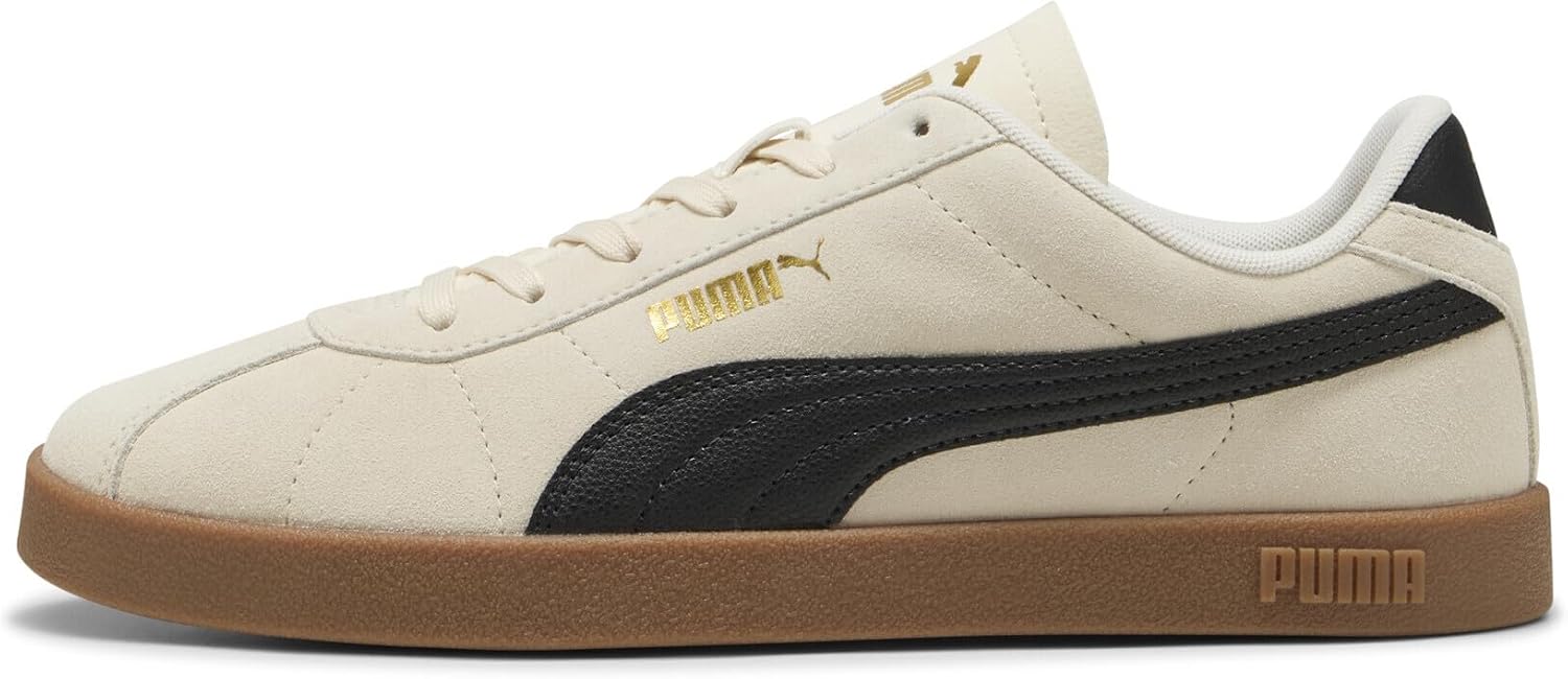 Detalle 2 de PUMA Club II – Sneaker mit beschichtetem Leder und Fußball-Designnähten