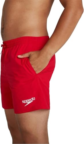 Detalle de Speedo Hombre Shorts de baño Essential de 41 cm Fed Red S