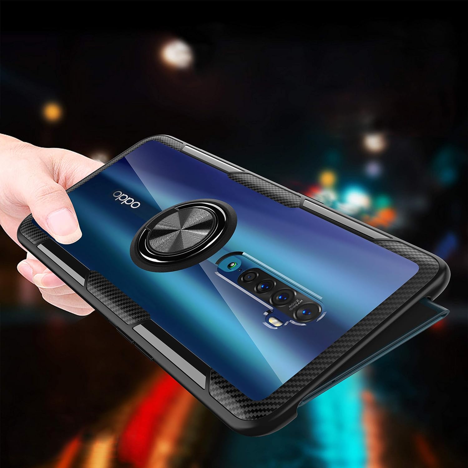 Thumbnail 3 de SORAKA Oppo Reno2 Hülle mit 360 Grad Ring